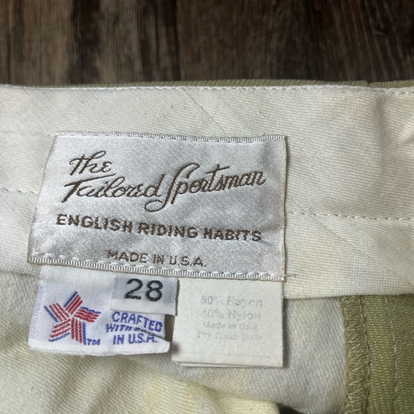 The Tailored Sportsman Trophy Hunter Side Zip Breeches Riding Pants Size 28 - Picture 7 of 10